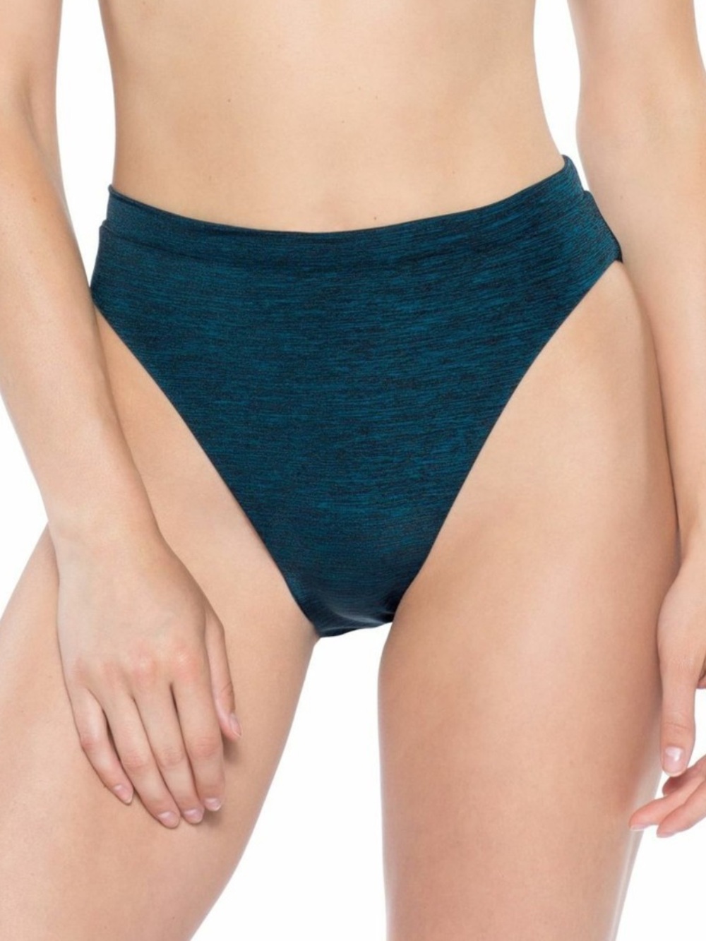 NWT Becca High Waisted Bikini Bottom Sz Large -